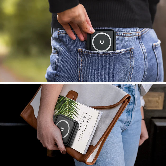 3-in-1 Foldable MagSafe & Qi2 Compatible Wireless Charger with 15W Fast Charging for iPhone, AirPods & Apple Watch