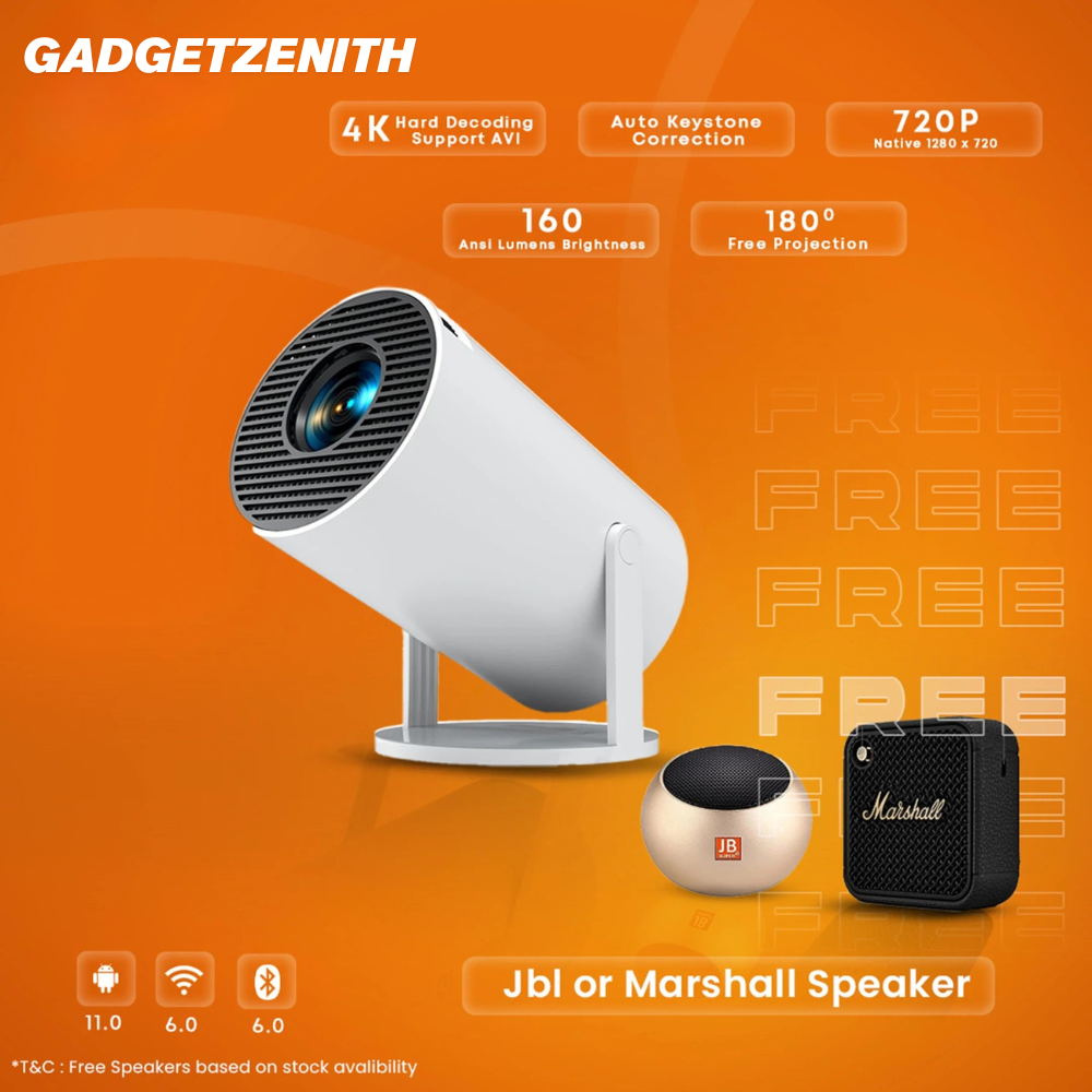 Gadget Zenith 4K Android Projector