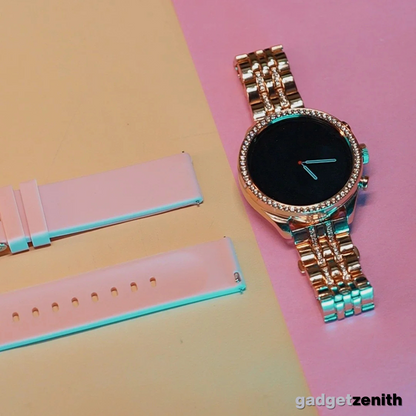Gadget Zenith Fosiil Rose Gold Smart Wacth