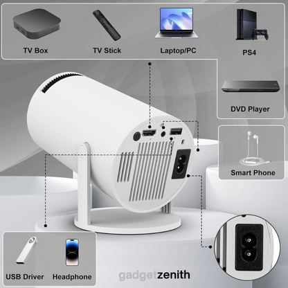 Gadget Zenith 4K Android Projector