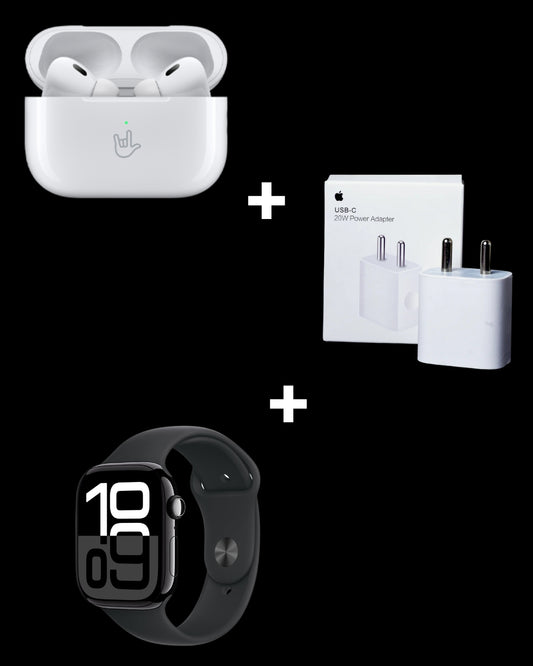 Airpods + Adapter + Smart Watch