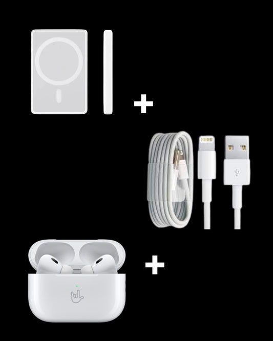 Magsafe + Charger Cable + Airpods