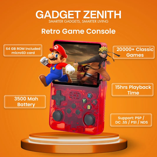 Gadget zenith Retro Game Console- 20,000+ Classic Games and Handled 3.5"HD Screen